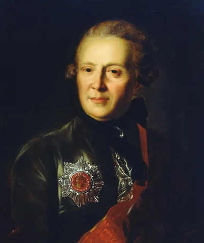 Александр Сумароков (1717-1777) - русский поэт и драматург XVIII века. Художественный портрет.
