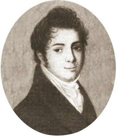 Андрей Кайсаров (1782-1813) - русский поэт, филолог и публицист. Художественный портрет.