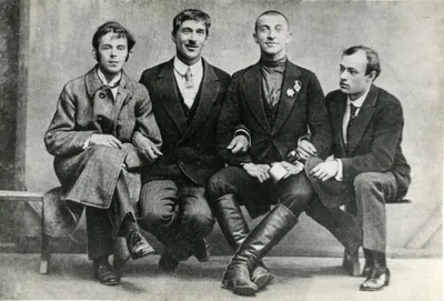 Бенедикт Константинович Лившиц (1886-1938) - русский поэт, переводчик и мемуарист. Художественный портрет.
