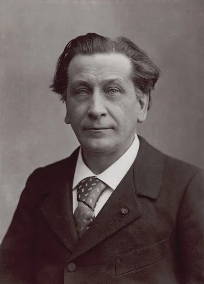 Франсуа Коппе (1842-1908) - французский поэт, драматург и прозаик. Художественный портрет.