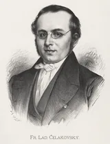 Франтишек Ладислав Челаковский (1799-1852) - чешский поэт. Художественный портрет.