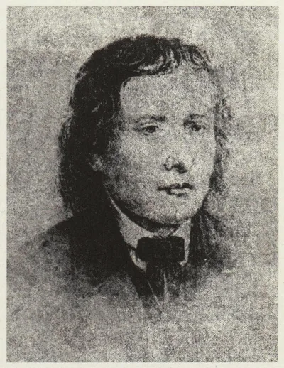Франце Прешерн (1800-1849) - словенский поэт. Художественный портрет.