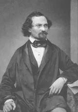 Фридрих Боденштедт (1819-1892) - немецкий поэт и переводчик. Художественный портрет.
