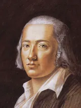Фридрих Гёльдерлин (1770-1843) - немецкий поэт античных образов. Художественный портрет.