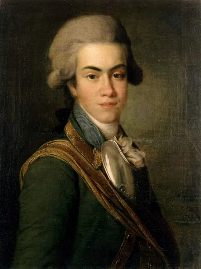 Иван Долгоруков (1764-1823) - русский поэт, мемуарист и драматург. Художественный портрет.