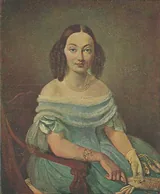 Каролина Павлова (1807-1893) - русская поэтесса и переводчица XIX века. Художественный портрет.