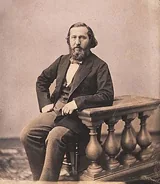 Константин Аксаков (1817-1860) - поэт. Художественный портрет.