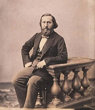 Константин Аксаков (1817-1860) - поэт. Художественный портрет.