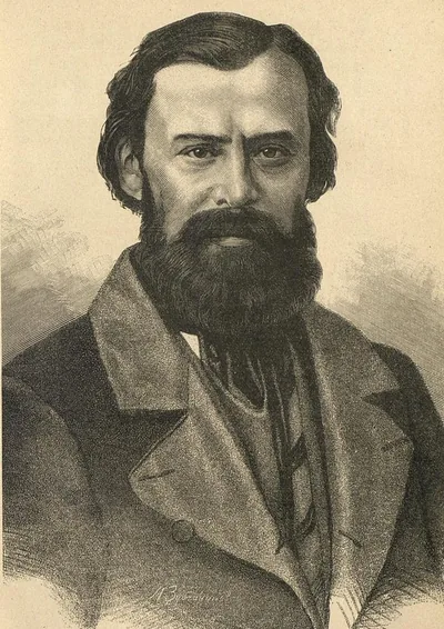 Лев Мей (1822-1862) - русский поэт и драматург XIX века. Художественный портрет.