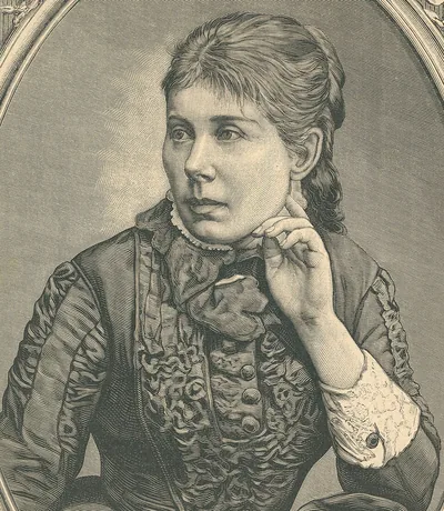 Мария Конопницкая (1842-1910) - польская поэтесса. Художественный портрет.