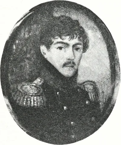 Матвей Дмитриев-Мамонов (1790-1863) - поэт, публицист и общественный деятель. Художественный портрет.