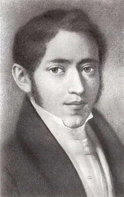 Николай Огарёв (1813-1877) - русский поэт, публицист и общественный деятель XIX века. Художественный портрет.