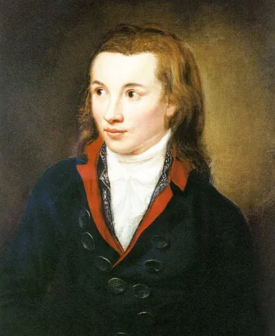 Новалис (1772-1801) - немецкий поэт раннего романтизма. Художественный портрет.