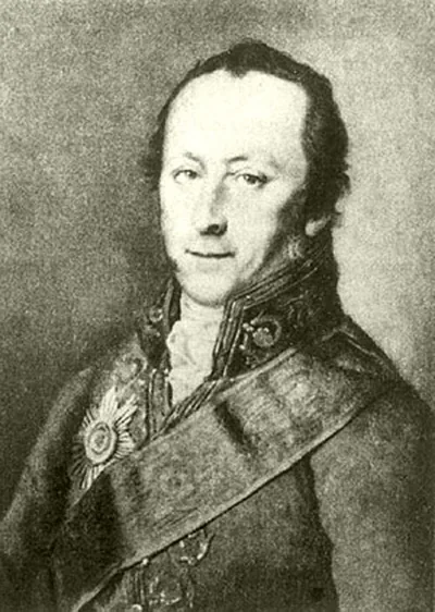 Павел Голенищев-Кутузов (1767-1829) - русский поэт, переводчик и государственный деятель. Художественный портрет.
