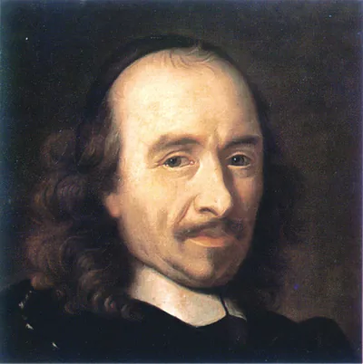 Пьер Корнель (1606-1684) - французский поэт и мастер классицистической трагедии. Художественный портрет.