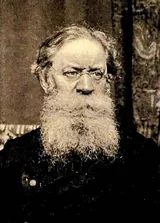 Пётр Лавров (1823-1900) - русский поэт, философ, публицист и теоретик народничества. Художественный портрет.