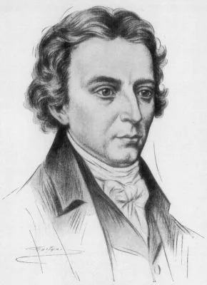 Роберт Саути (1774-1843) - английский поэт, прозаик и историк. Художественный портрет.