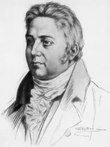 Сэмюэл Тейлор Кольридж (1772-1834) - английский поэт, философ и литературный критик. Художественный портрет.