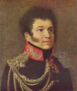 Сергей Марин (ум. 1813) - русский поэт-сатирик и гвардейский офицер. Художественный портрет.