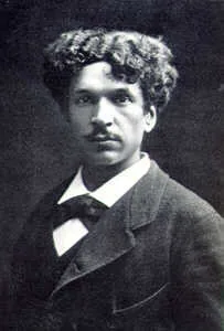 Шарль Кро (1842-1888) - французский поэт и изобретатель. Художественный портрет.