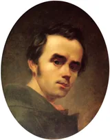 Тарас Григорьевич Шевченко (1814-1861) - украинский поэт и художник. Художественный портрет.