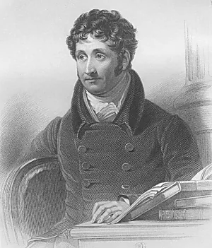 Томас Кемпбелл (1777-1844) - шотландский поэт-романтик. Художественный портрет.