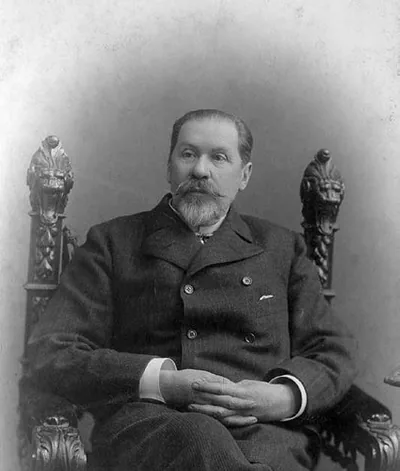 Виктор Буренин (1841-1926) - русский поэт-сатирик. Художественный портрет.