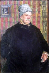 Владимир Гиляровский (1855-1935) - русский писатель, поэт и журналист. Художественный портрет.
