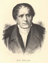 Ян Коллар (1793-1852) - словацкий поэт и мыслитель славянского культурного движения. Художественный портрет.