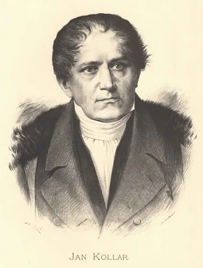 Ян Коллар (1793-1852) - словацкий поэт и мыслитель славянского культурного движения. Художественный портрет.