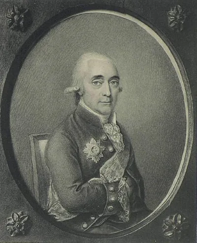 Юрий Нелединский-Мелецкий (1752-1828) - русский поэт. Художественный портрет.