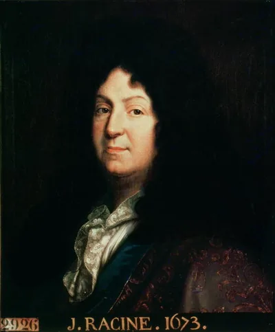 Жан Расин (1639-1699) - французский драматург и поэт эпохи классицизма. Художественный портрет.