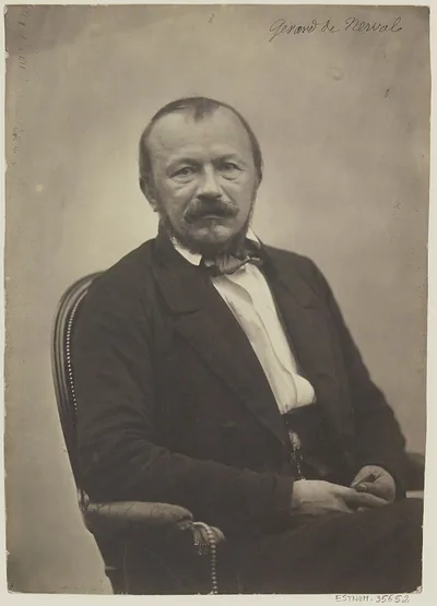 Жерар де Нерваль (1808-1855) - французский поэт-романтик. Художественный портрет.